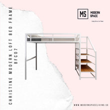 Load image into Gallery viewer, CHRISTINE Modern Loft Bed Frame
