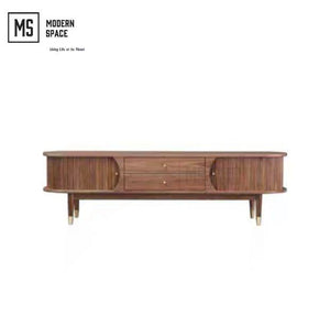 DECLAN Scandinavian Solid Pine Wood TV Console