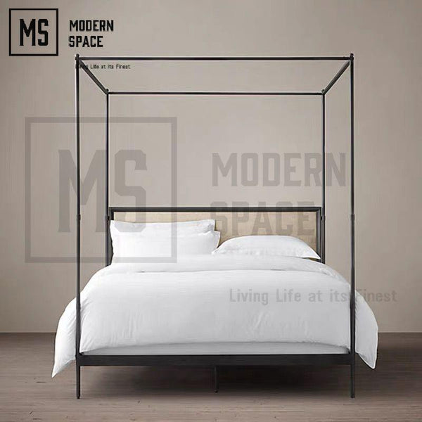 PAIGE Minimalist Canopy Bed Frame