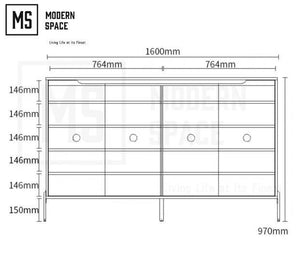 JOEL Modern Shoe Cabinet