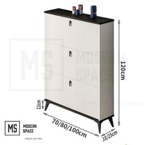 Load image into Gallery viewer, JADEN Ultra-Slim Colonial Shoe Cabinet

