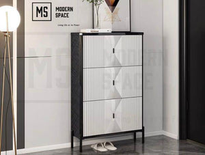 EVERETT Modern Ultra-Slim Shoe Cabinet