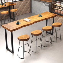 Load image into Gallery viewer, FRANCIS Solid Wood Bar Table
