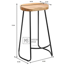 Load image into Gallery viewer, FRANCIS Solid Wood Bar Table
