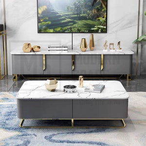 FRANKIE Modern Luxe TV Console / Coffee Table