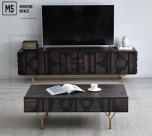 Load image into Gallery viewer, BLAKE Designer Solid Wood TV Console
