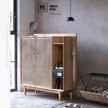 Load image into Gallery viewer, GASOLINE Vintage Rattan Shoe Cabinet
