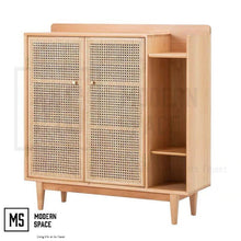 Load image into Gallery viewer, GASOLINE Vintage Rattan Shoe Cabinet
