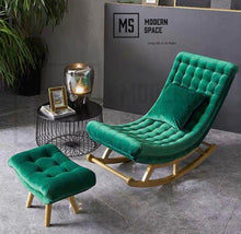 Load image into Gallery viewer, GEVIA Modern Velvet Rocking Chair
