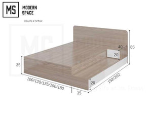 NAGOYA Japanese Storage Platform Bed Frame