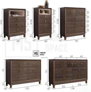 TRISTAN Rustic Chest Of Drawer