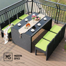 Load image into Gallery viewer, JEREEN Outdoor Rattan Dining Set

