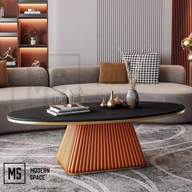 ISBEL Modern Oval Coffee Table