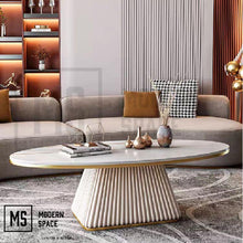 Load image into Gallery viewer, ISBEL Modern Oval Coffee Table
