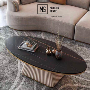 ISBEL Modern Oval Coffee Table