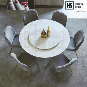LOANNE Contemporary Round Dining Table