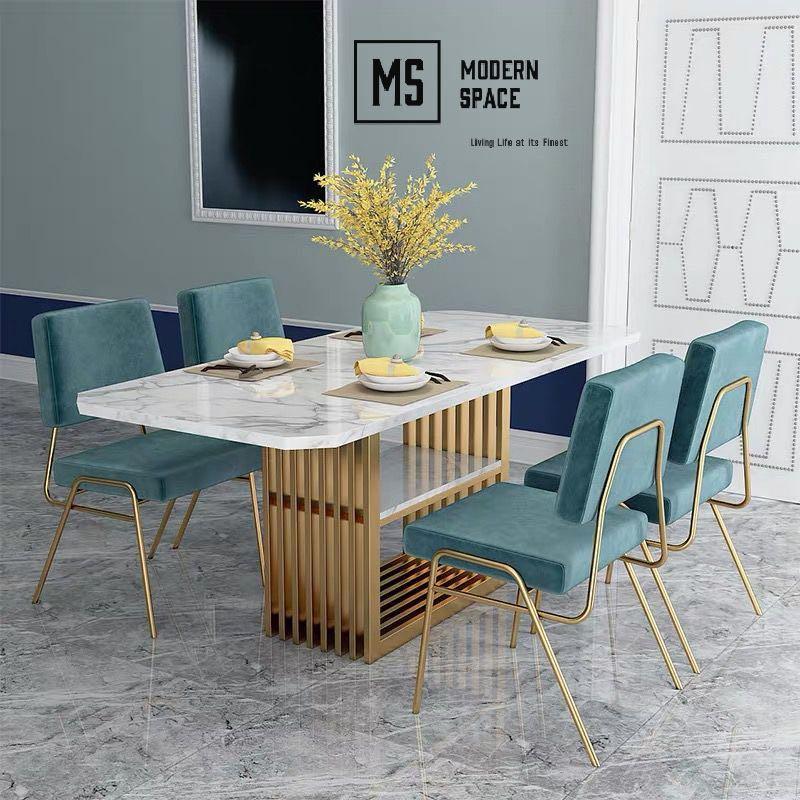 MAKEY Modern Luxe Dining Table / Chairs