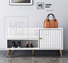 Load image into Gallery viewer, JANE Modern Shoe Bench x Cabinet

