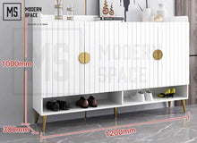 Load image into Gallery viewer, JANE Modern Shoe Bench x Cabinet
