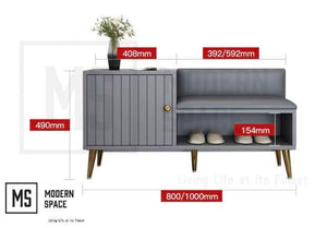 JANE Modern Shoe Bench x Cabinet