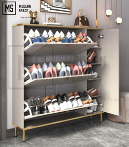 SANDY Modern Ultra-Slim Shoe Cabinet