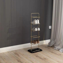 Load image into Gallery viewer, MILES Marble Base Shoe Rack
