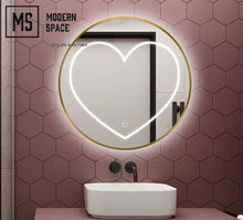 Load image into Gallery viewer, NINASA Heart LED Wall Mirror

