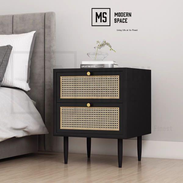 FIONA Rattan Bedside Cabinet