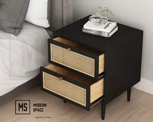 FIONA Rattan Bedside Cabinet