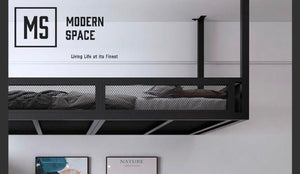 ALAINA Modern Industrial Loft Bed