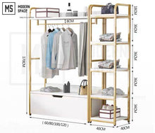 Load image into Gallery viewer, JAMIE Modern Open Concept Wardrobe
