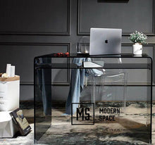 Load image into Gallery viewer, ASHLYN Modern Glass Desk
