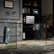 Load image into Gallery viewer, ASHLYN Modern Glass Desk

