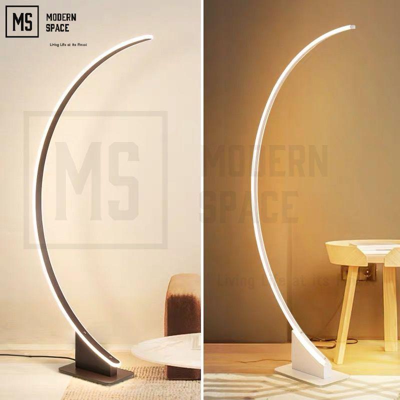 ROXIE Modern LED Half Moon Floor Lamp – Modern Space Living