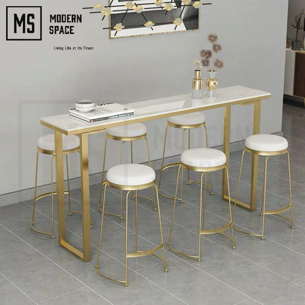 BACARDI Modern Marble Bar Table