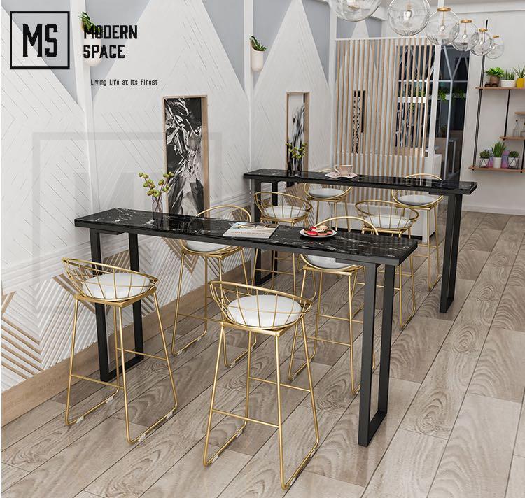 BACARDI Modern Marble Bar Table Modern Space Living