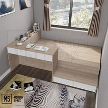 Load image into Gallery viewer, OSAKA Solid Wood Storage Platform Bed

