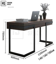 Load image into Gallery viewer, HARPER Rustic Office Desk
