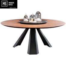 Load image into Gallery viewer, SPENCER Rustic Solid Wood Dining Table
