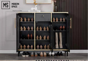 LUKAS Modern Aluminum Shoe Cabinet