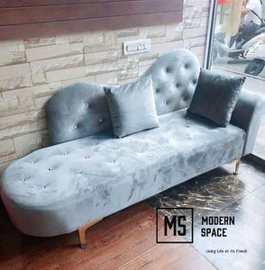 YURO Velvet Crystal Classy Sofa